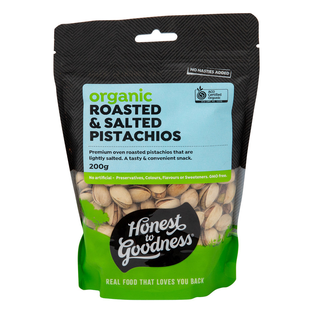 Honest To Goodness Organic Oven Roasted & Salted Pistachios