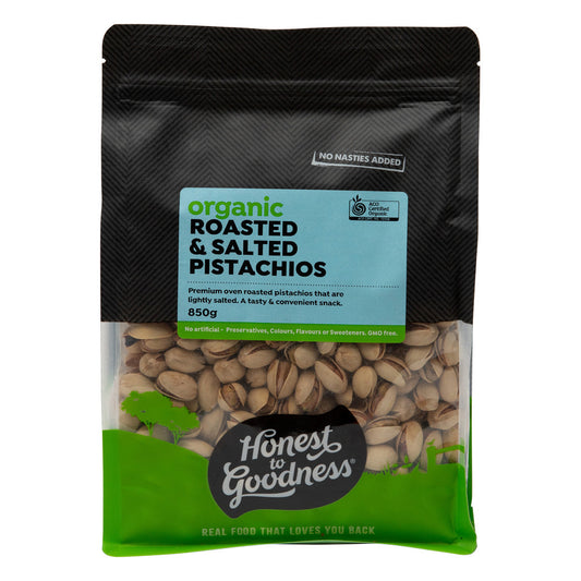 Honest To Goodness Organic Oven Roasted & Salted Pistachios
