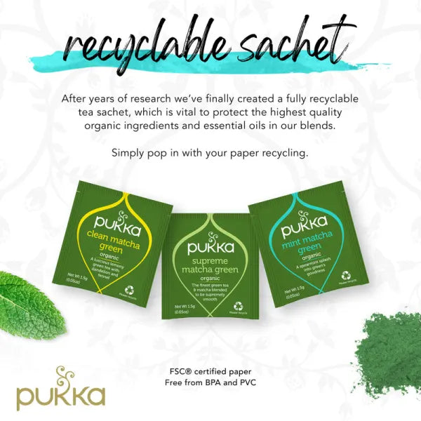 Pukka Tea Bags // Green Collection