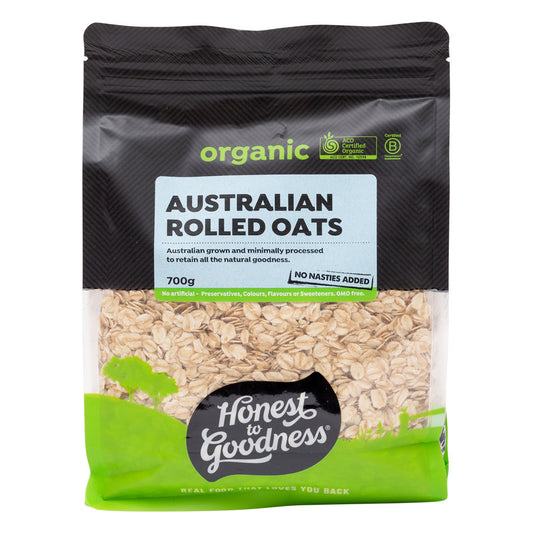 Honest To Goodness Organic Australian Rolled Oats