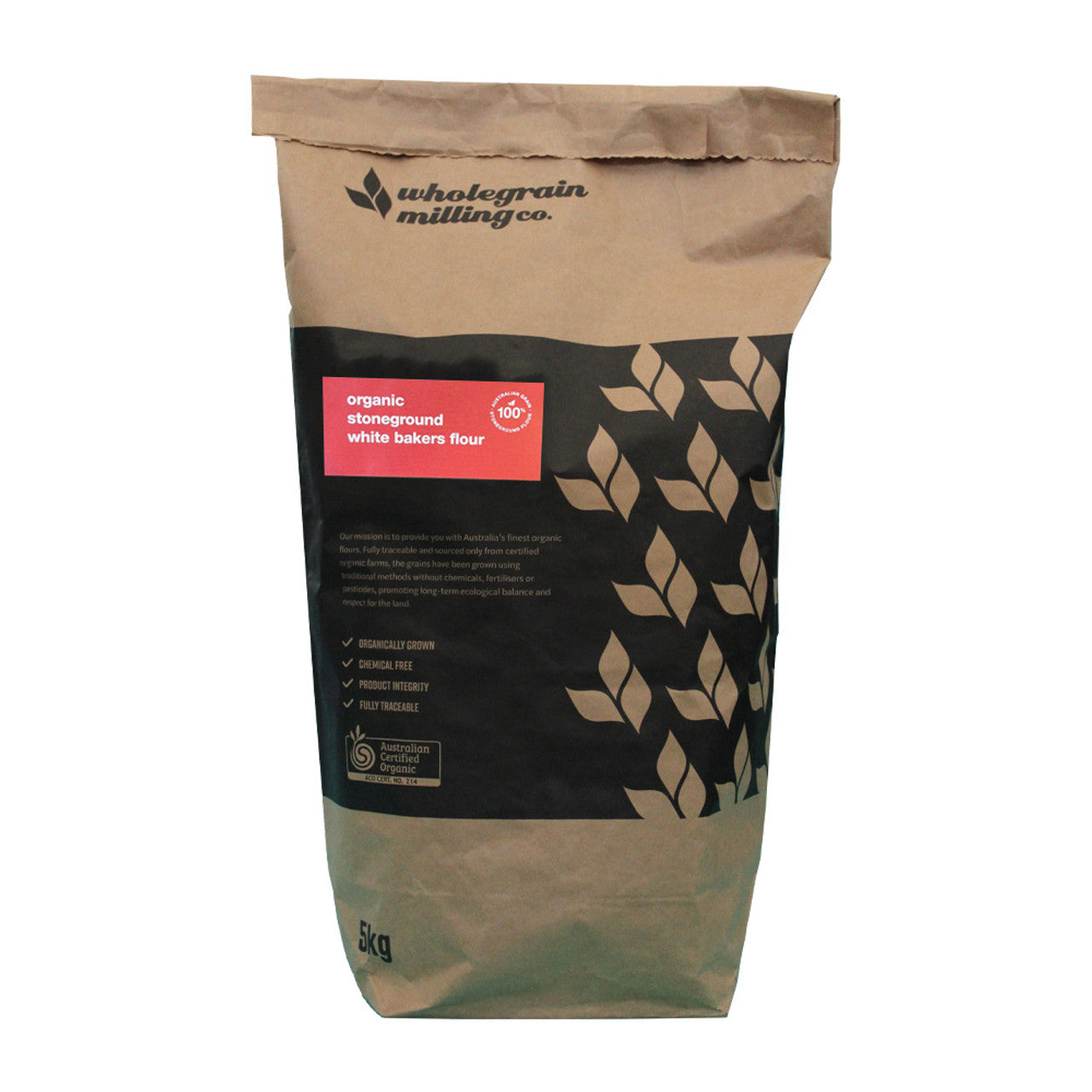 Wholegrain Milling Co Organic Stoneground White Bakers Flour