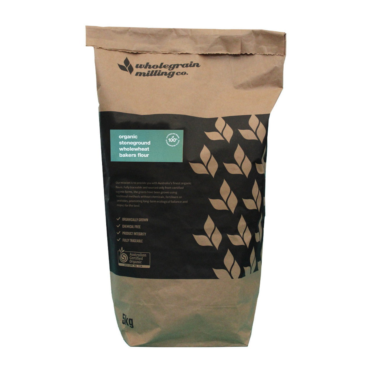 Wholegrain Milling Co Organic Stoneground Wholewheat Bakers Flour