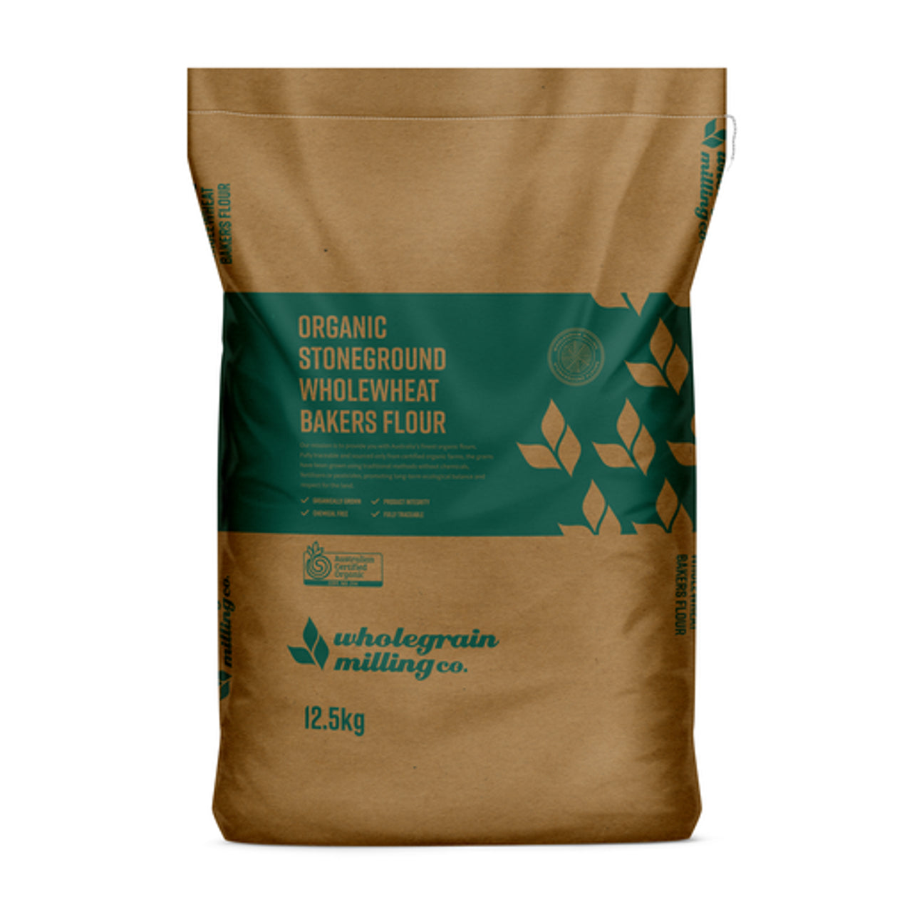 Wholegrain Milling Co Organic Stoneground Wholewheat Bakers Flour