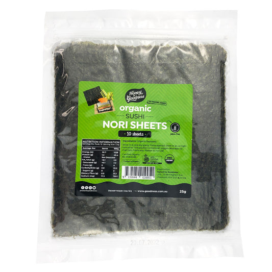 Honest To Goodness Organic Sushi Nori 25g