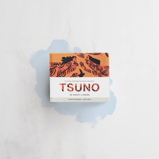 TSUNO Natural Bamboo Panty Liners Ultra Thin