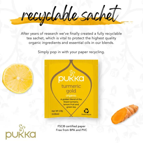 Pukka Tea Bags // Turmeric Gold