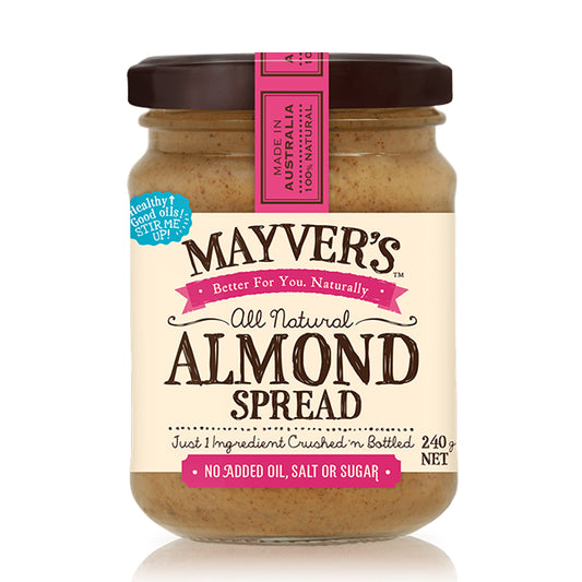 Mayvers Almond Spread 240g