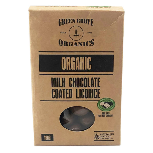 Green Grove Organic Milk Chocolate Coated Licorice