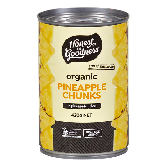 Honest To Goodness Pineapple Chunks in Pineapple Juice